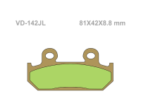 VESRAH Тормозные колодки  VD-142JL  (216)