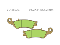 VESRAH Тормозные колодки  VD-280JL  (318)