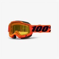 Очки 100% Accuri 2 Snowmobile Goggle Neon Orange /Yellow Vented Dual Lens (50223-608-05)