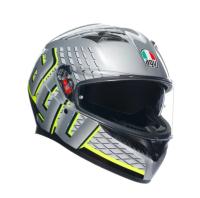 Шлем AGV K3 E2206 MPLK Fortify Grey/Black/Yellow-Fluo