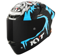 [KYT] Мотошлем TT-REVO MASIA REP. WINTER TEST, цвет Черный/Белый/Синий