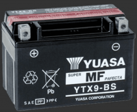 YUASA   Аккумулятор  YTX9-BS с электролитом