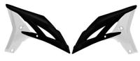 RTech Боковины радиатора YZF250 10-13 # WRF450 12-15 черно-белые (moto parts)