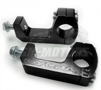 Комплект крепежа для рулей 28 мм (1-1/8) CYCRA U-CLAMP TWINWALL, черный, , 140402-123-8818 140402-123-8818