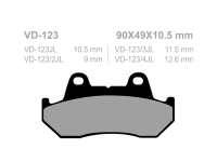 VESRAH Тормозные колодки  VD-123JL  (201)