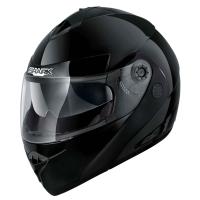SHARK Мотошлем OPENLINE PRIME BLK Черный Глянцевый
