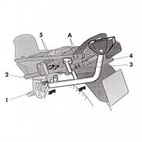 Крепление кофра SHAD Kawasaki ZZR 600 (93-05), задний