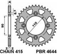 PBR Звезда задняя    4644-41   (сталь)