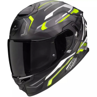 [SCORPION EXO] Мотошлем EXO-GT SP AIR AUGUSTA, цвет Черный Матовый/Серый/Желтый