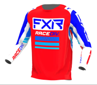 FXR MX Футболка Clutch Pro MX Jersey Red/Royal Blue/White