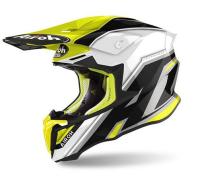 Мотошлем AIROH TWIST 2.0 SHAKEN YELLOW GLOSS Кросс-Эндуро термопластик