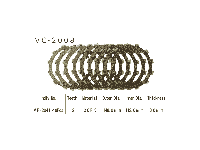 VESRAH   Диски сцепления VC-2008