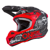 Шлем кроссовый O'NEAL 5Series HR V.22 черный/красный