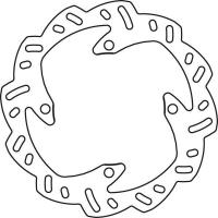 GOLDfren Диск тормозной задний DR (moto parts) 1402R2