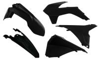 RTech Комплект пластика KTM EXC-EXCF125-500 12-13 черный (moto parts)