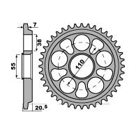 PBR Звезда задняя    4320-42   (алюм) DUCATI MONSTER S4R Z42