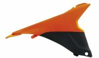 RTech Боковина воздушного фильтра правая SX125 13-15 # SX250 13-16 # SXF125-450 13-15 оранжево-черная (moto parts)