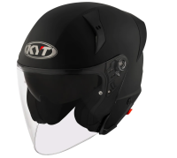 [KYT] Мотошлем TTR-JET PLAIN, цвет Черный Матовый