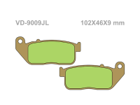 VESRAH Тормозные колодки  VD-9009JL