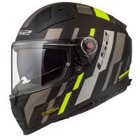 LS2 Мотошлем FF811 VECTOR II TRON матовый черно-желтый