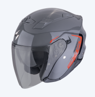 [SCORPION EXO] Мотошлем EXO-230 CIT-E, цвет Серый/Красный