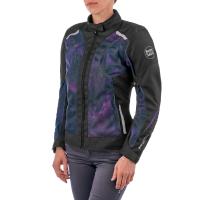 Куртка текстильная  лето MOTEQ Destiny женская черный/фиолетовый