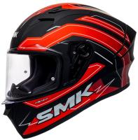 Шлем SMK STELLAR BOLT, цвет чёрный/красный, матовый