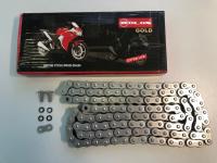 Цепь ROLON 520NAXR 114 звеньев, усиленная, сальниковая X-Ring, замок под заклёпку