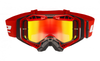 LS2 Очки кросс AURA Goggle с хамелеон линзой черно-красные с линзой красный хамелеон