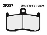 NISSIN Тормозные колодки  2P-287ST