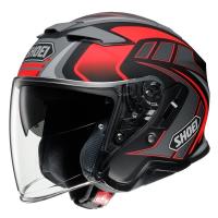 SHOEI Мотошлем J-Cruise II AGLERO красно-черно-серый, TC-1