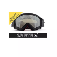 ARIETE Кроссовые очки (маска) MUDMAX RALLY - BLACK / SILVER LENS CAT3 (moto parts)