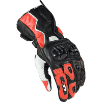 LS2 Мотоперчатки SWIFT RACING GLOVES черно-бело-красный