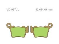 VESRAH Тормозные колодки  VD-997JL