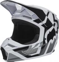 Мотошлем Fox V1 Lux Helmet black/white