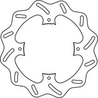 GOLDfren Диск тормозной задний CRE/CRE-F/CR/CRF/ (moto parts) 1103R1