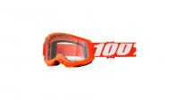 Очки подростковые 100% strata 2 junior goggle orange / clear lens