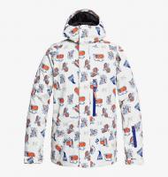 DC SHOES КУРТКА СНОУБОРДИЧЕСКАЯ RIPLEY Jkt M SNJT PRM6 SILVER BIRCH PBJ GRAPHIC