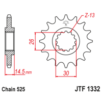 Звезда ведущая , JT 1332.16