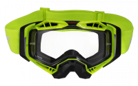LS2 Очки кросс AURA Goggle с прозрачной линзой черно-желтые