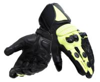 Перчатки кожаные Dainese IMPETO D-DRY GLOVES Black/Fluo-Yellow