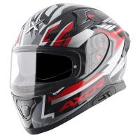 Шлем AXOR APEX STREAK, цвет чёрный/красный