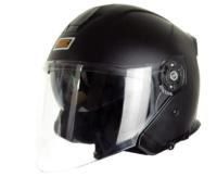 Шлем открытый со стеклом ORIGINE PALIO Solid, черный матовый
