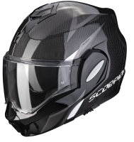 [SCORPION EXO] Мотошлем EXO-TECH EVO CARBON SOLID, цвет Карбон/Белый
