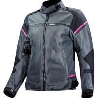 LS2 Мотокуртка женская RIVA LADY JACKET черно-темно-серо-розовый