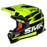 Шлем SMK ALLTERRA X-THROTTLE, цвет жёлтый неон/чёрный