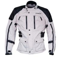 Мотокуртка DIMOX Northern breath TEXTILE JACKET серый/черный Комбинированный мужской
