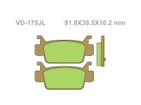 VESRAH Тормозные колодки  VD-175JL