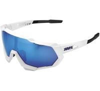 Очки спортивные 100% Speedtrap Matte White / HIPER Blue Multilayer Mirror Lens