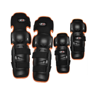 Комплект защиты локтя и колена ATAKI SC-610, черный/оранжевый